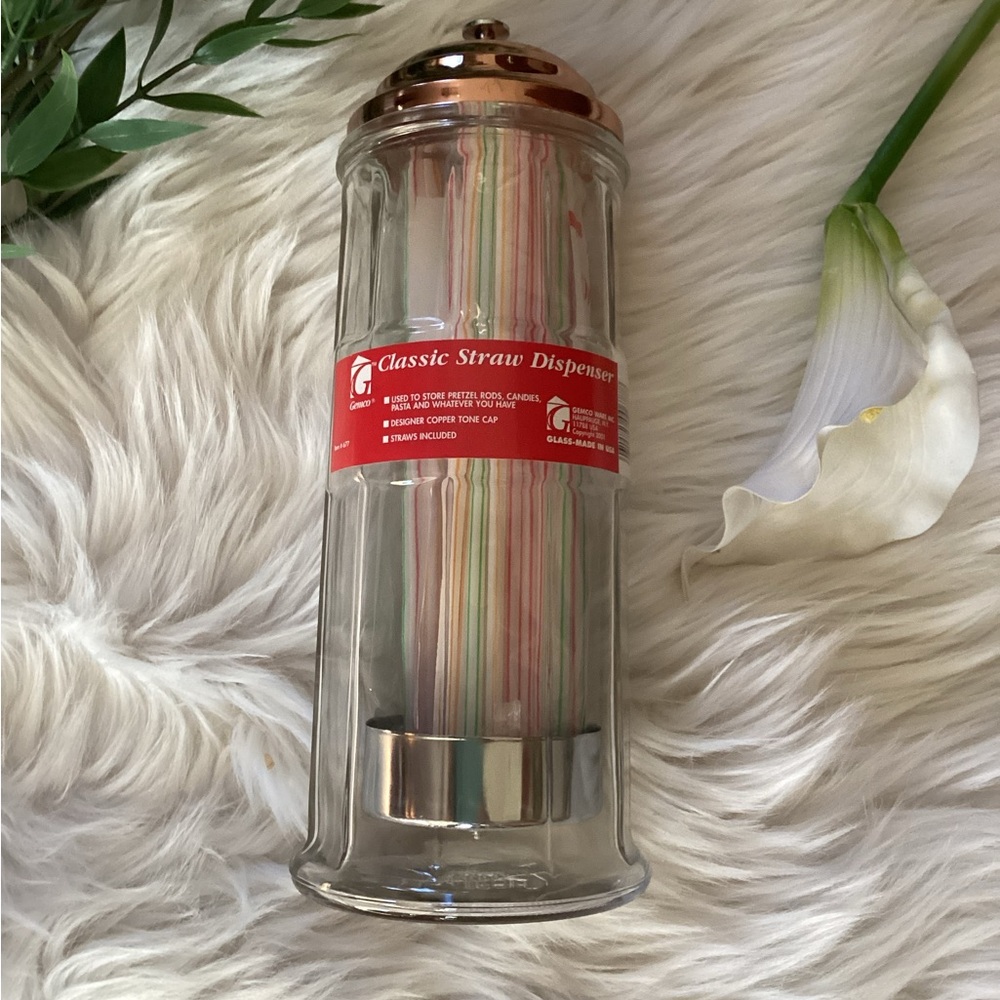 Glass Straw Dispenser
